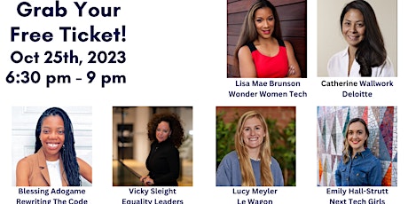 Wonder Women Tech Professional Development Panel and Networking Mixer! primary image