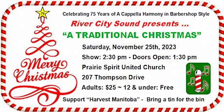 A Traditional Christmas - Join us for A Cappella harmony - Barbershop style primary image