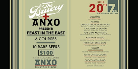 The Bruery & ANXO Present: Feast In The East primary image