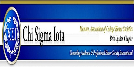 Beta-Upsilon Chapter, Chi Sigma Iota: Induction & Recognition Ceremony primary image