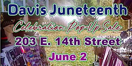 Purple Party Designs: 2019 Davis Juneteenth Festival / 12 - 5 pm / Free Admission / Craft Fair & Celebration 