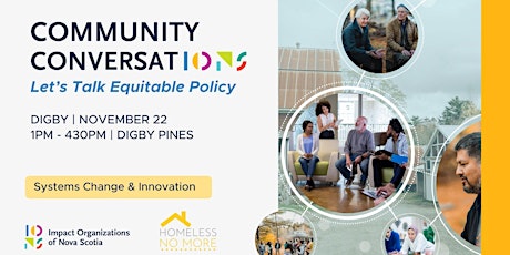 Community Conversations: Let's Talk Equitable Policy - Digby  primärbild