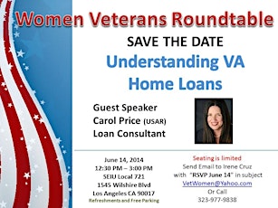 Women Veterans Roundtable - Understanding VA Home Loans primary image