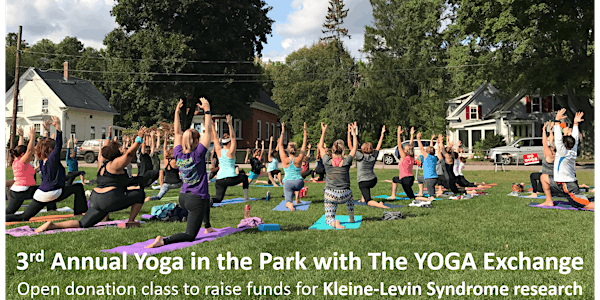 3rd Annual Yoga in the Park with The YOGA Exchange for KLS Research