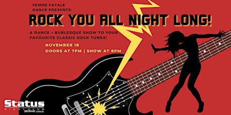 Imagem principal do evento Femme Fatale Presents: Rock you all Night Long!