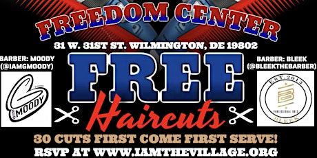 "FREE"DOM HAIRCUT DAY! primary image