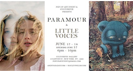 POP-UP ART EVENT: PARAMOUR & LITTLE VOICES ANDY FARADAY| HAYLEY WELSH primary image