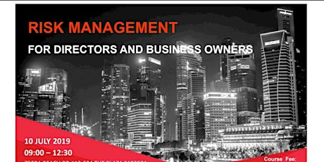 Risk Management Seminar for directors/business owners including networking opportunities primary image