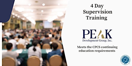 4-Day  Supervision Training