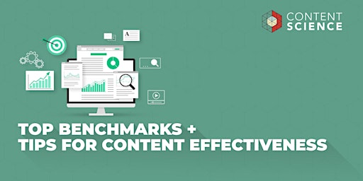 Primaire afbeelding van Top Benchmarks + Tips for Content Effectiveness