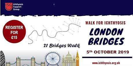 Walk for Ichthyosis 2019 - 21 Bridges Walk, London primary image