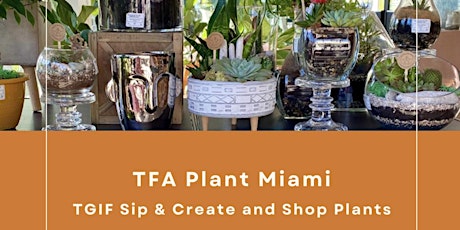 South Beach Food Hall hosts TGIF Sip, Sup & Create a Terrarium primary image