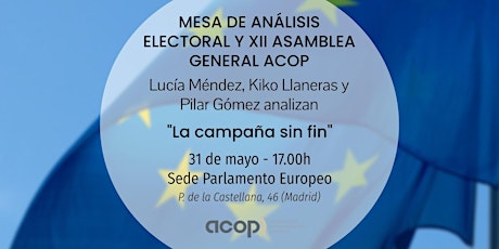 Imagen principal de Mesa de análisis electoral y XII Asamblea General ACOP