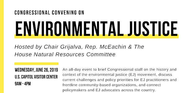 Congressional Convening on Environmental Justice
