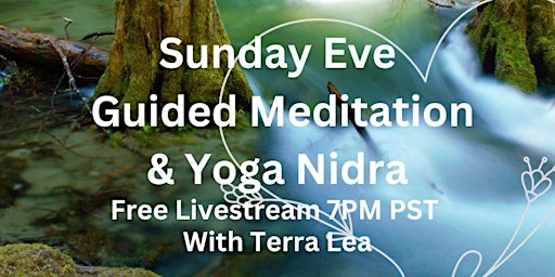 Imagem principal do evento Sunday Eve Meditation + Yoga Nidra