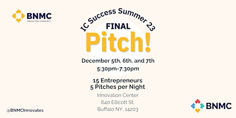 IC Success: Summer 2023 Final Pitch primary image