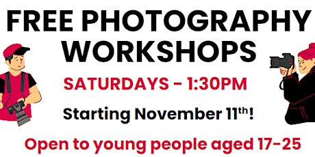 FREE PHOTOGRAPHY WORKSHOPS - AMES Engage! 2023 primary image