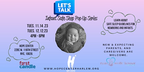 Infant Safe Sleep Pop-Up Series