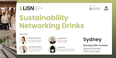 Sydney Sustainability Networking Drinks primary image