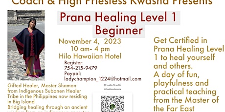 Prana Healing Certification Workshop primary image