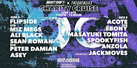 NIGHT SHIFT x FREQUENCIES ~ Charity Boat Cruise primary image