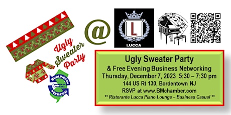 Image principale de FREE  "Ugly Sweater Party" Evening Business Networ