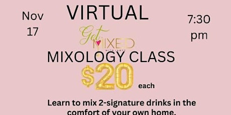 Virtual Fall Mixology Class primary image
