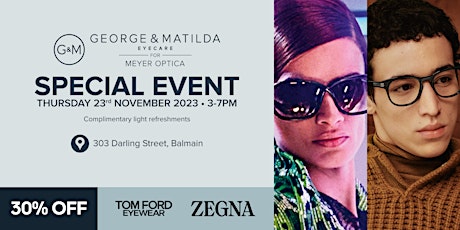 Primaire afbeelding van Tom Ford & Zegna Eyewear VIP Event
