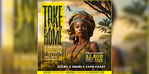 Imagem principal do evento Take Me Home | 3 Region Ghana Tour | 7 Nights
