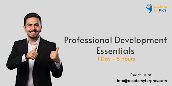 Professional Development Essentials 1 Day Training in Dammam
