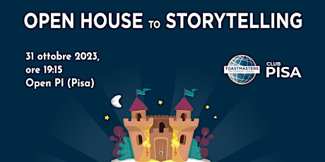 Hauptbild für Public Speaking a Pisa: evento speciale "Open House to Storytelling"