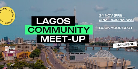 Lagos Creatives for Climate Community Launch primary image