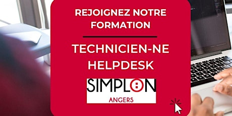 Image principale de Réunion d'information : devenez Technicien.ne Helpdesk-support utilisateurs