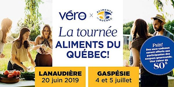 Souper gourmand - La tournée Aliments du Québec en Gaspésie