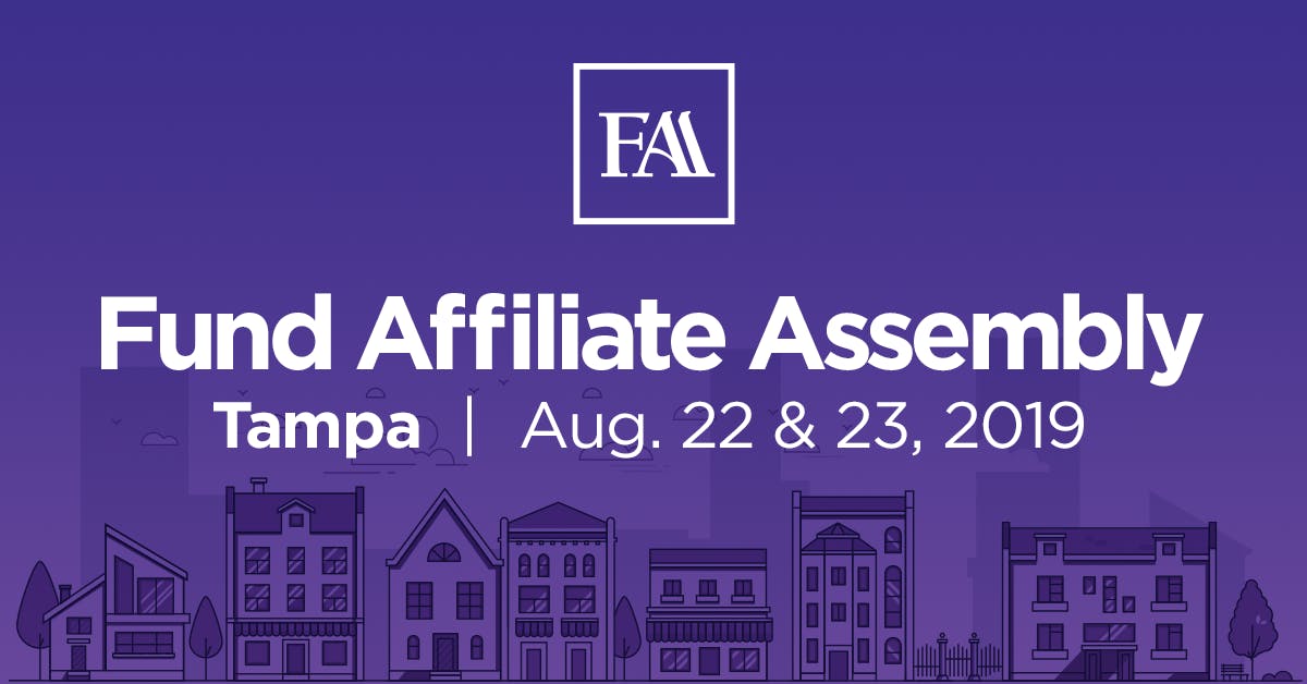 Fund Affiliate Assembly 2019 - Tampa