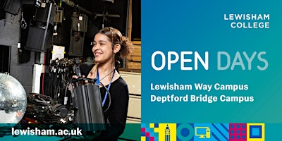 Lewisham College - Deptford Bridge On-Campus Open Day primary image