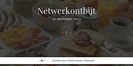 Primaire afbeelding van Netwerkontbijt Zandhovens Ondernemers Netwerk bij 't Boothuys