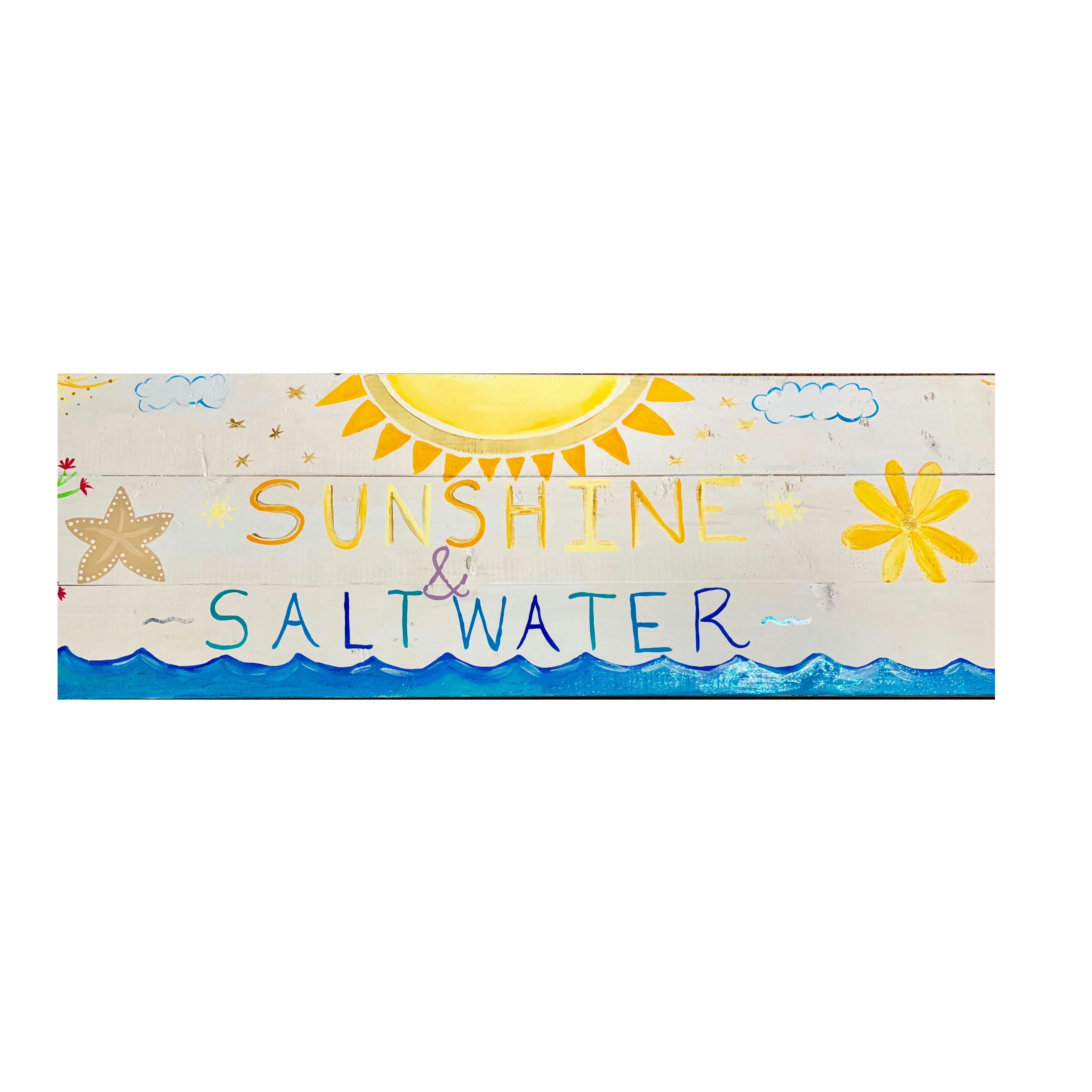 Wood Creations Adult Open Paint (18yrs+) Sunshine & Saltwater