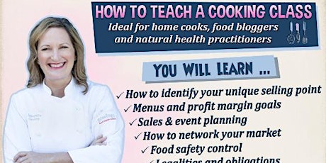 How to teach a cooking class - Melb June 6 2019 primary image
