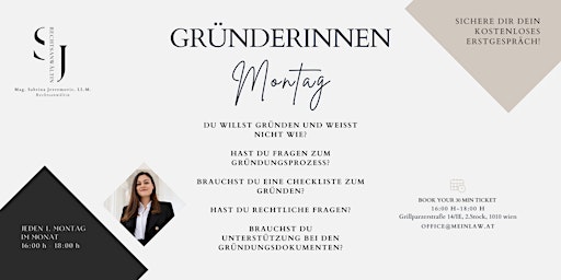 Hauptbild für GründerInnen Montag