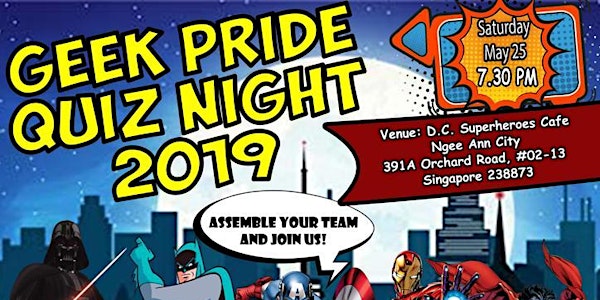 Geek Pride Quiz Night 2019