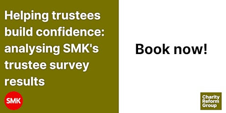 Imagen principal de Helping trustees build confidence - analysing SMK's trustee survey results