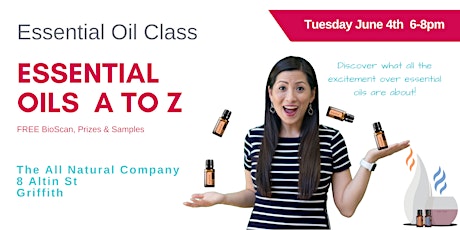Griffith Essential Oils A-Z Workshop primary image