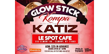 Imagem principal do evento Glow Stick Kompa Night with KATIZ