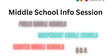 FREE Virtual Middle School Info Session primary image