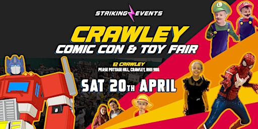 Primaire afbeelding van Crawley Comic Con & Toy Fair