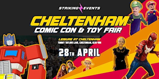 Imagem principal do evento Cheltenham Comic Con & Toy Fair