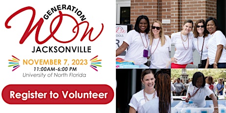 2023 Generation WOW Jacksonville Volunteers primary image