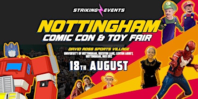 Immagine principale di Nottingham Comic Con & Toy Fair 