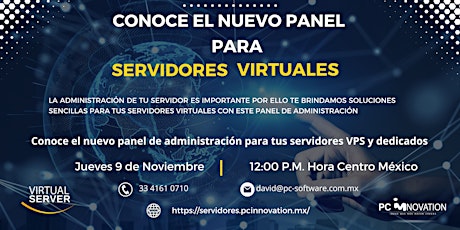 Conoce el nuevo panel de administración de servidores primary image